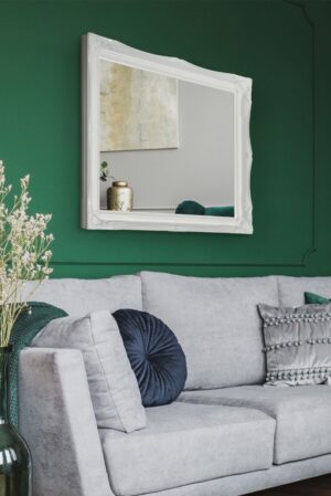 Small White Mirror - 66x56cm - Cannington View1