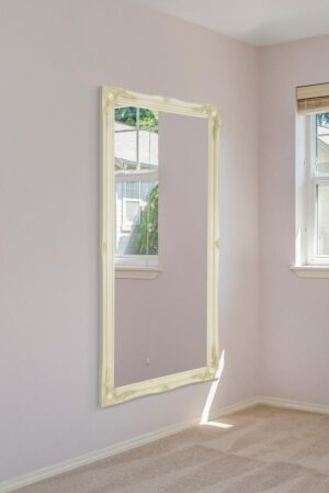 Cream Full Length Mirror - 167x76cm - Cannington View1