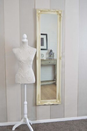 Shabby Chic Ornate Mirror - 168x46cm - Cannington View1
