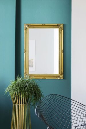 Gold Medium Sized Mirror - 91x66cm - Cannington View1