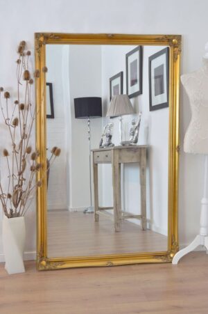 Gold Leaner Mirror - 168x107cm - Cannington View1