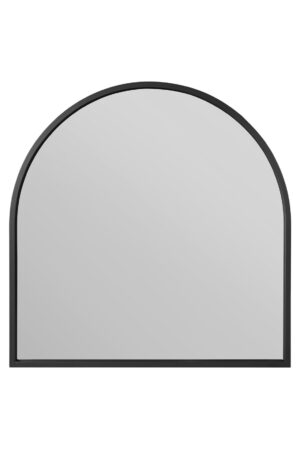 Noir Steel Arched Window Frame Mirror - 100x100cm - Somerton View3